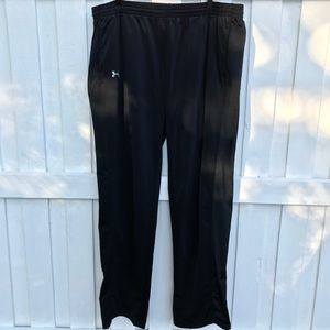 Under Armour Solid Black Athletic Lounge Pants